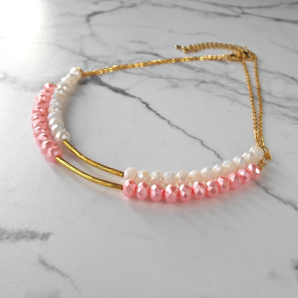 🆕️ Beaded Chain Choker Set